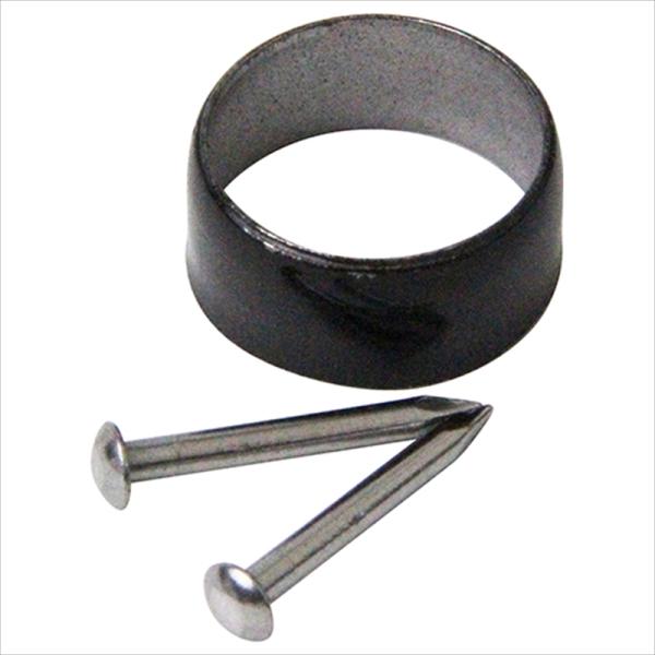 経済的な交換・補修用パーツです。[用途]交換用口金。[機能]鎌などに使用します。経済的な交換用パーツです。[仕様]●口金径(内寸)：19.5mm。●釘径：2.3mm。●釘長：21mm。[材質]●本体：鉄。[注意事項]必ず実際の商品で正常に取...