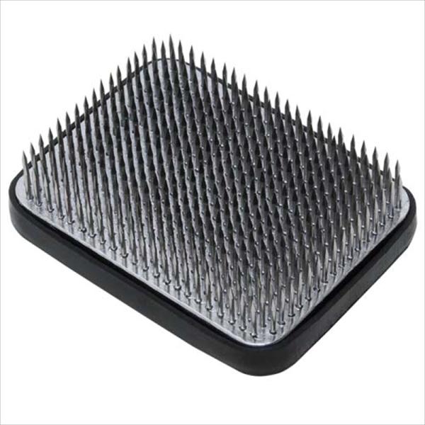 ステンレス針でサビにくいから生け花に最適です。[用途]剣山。[機能]生け花用です。錆びにくいステンレス針です。底面はすべりにくいゴムマット付きです。[仕様]●形状：特大角。●サイズ(約)：99mm×76mm。●重量：約770g。●ゴムマット...