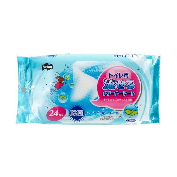 "●使用後はそのままトイレに流せます。<br>●除菌効果があります。<br>●別売のトイレ床用ワイパーにも使えます。<br>●(JAN：4903180195480)<br>●※遊ばない様に正し...