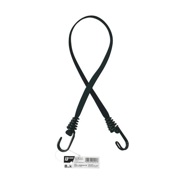 "●ゴム部分が平たく、接着面が広い為、円形に比べ、固定に優れています。<br><br>●荷物の仮留め、固定等<br><br>●色：ブラック<br>●線径(mm)：13<br&...