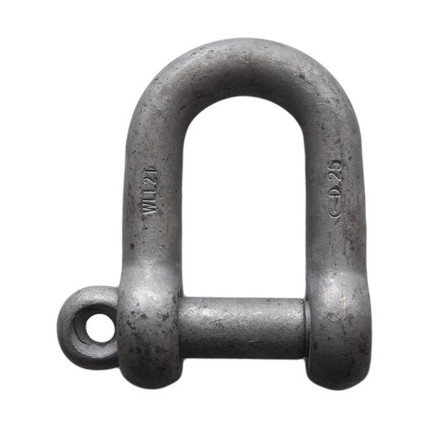 "●JIS規格シャックルより口幅が広く汎用性が高いシャックルです。<br><br>●土木、建築工事などでの荷物の荷役・連結金具として使用<br><br>●基本使用荷重(t)：0.23<b...