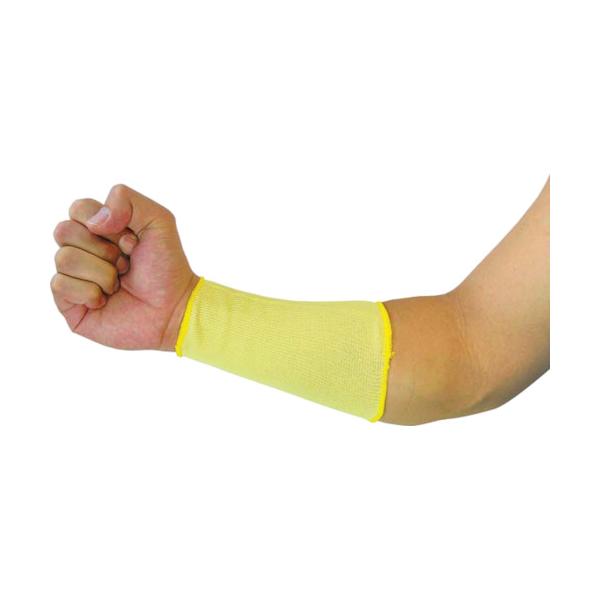 "●毛羽立ちの少ない薄手のロングタイプケブラー［［Ｒ下］］腕カバーです。<br><br>●鉄鋼作業・機械加工・金属加工・溶接作業。<br>●廃棄物処理など。<br><br>●色：黄...