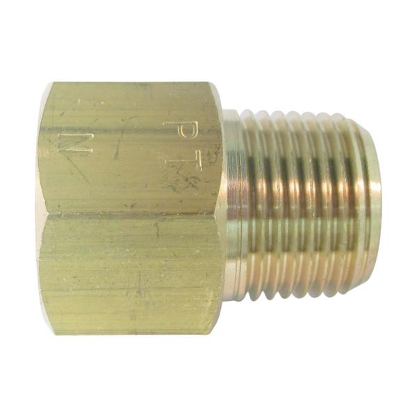 アソー ASOH 黄銅製 変換内外ソケット 外PT1/8×内NPT1/8 NF-3011R