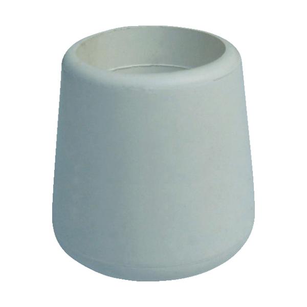 "●ゴム素材で柔軟性があり、イス脚を適切に保護・グリップします。<br><br>●タイプ：丸<br>●色：白<br>●内寸(φ)：22<br><br>●天然ゴム<...