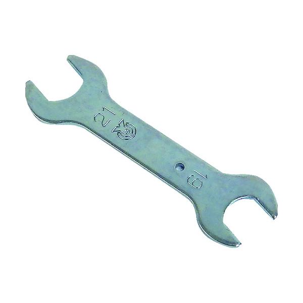 "●ねじ込み式、およびパイプ差し込み式キャスター取り付け用の板スパナです。<br><br>●ねじ込み式、およびパイプ差し込み式キャスター取り付け用に。<br><br>●二面幅寸法(mm)：19...