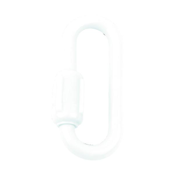 "●プラスチックチェーン同士をつなぐためのジョイントです。&lt;br&gt;&lt;br&gt;●進入禁止区間の仕切りや、駐車場内での区画整理、人の誘導などに。&lt;br&gt;&lt;br&gt;●色：ホワイト&lt;br&gt;●径...