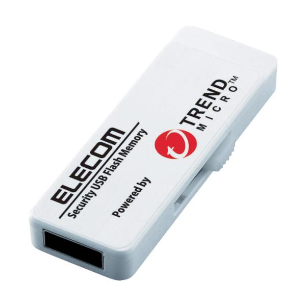 エレコム ELECOM セキュリティ機能付USBメモリー 4GB 1年ライセンス MF-PUVT304GA1