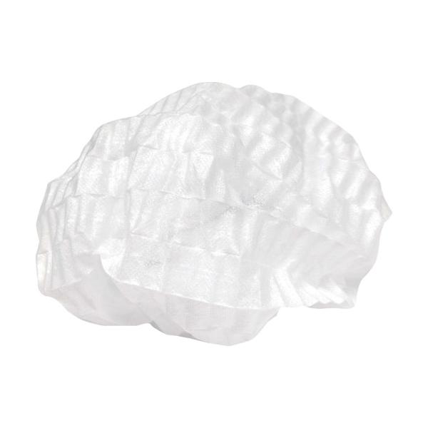 "●ポリプロピレン不織布製で、通気性に優れています。<br>●伸縮性があり、長い髪もスッポリ覆います。<br><br>●食品加工場に。<br>●食品店に。<br>●品質検査に。&l...