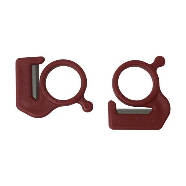 "●安全に紐のカットが可能です。&lt;br&gt;●指にはめたままでの作業が可能です。&lt;br&gt;&lt;br&gt;●ＰＰバンド、ひも等の切断に。&lt;br&gt;&lt;br&gt;●全長(mm)：W38×H47&lt;br...