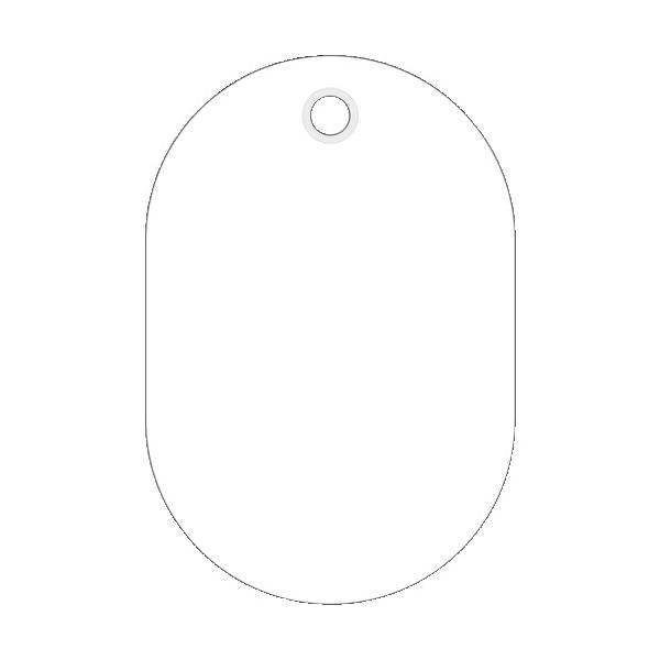 "●キーホルダーや番号札に最適です。<br>●色を組み合わせてご使用ください。<br><br>●分類・整理等における表示用名札として。<br><br>●色：ホワイト<br&g...