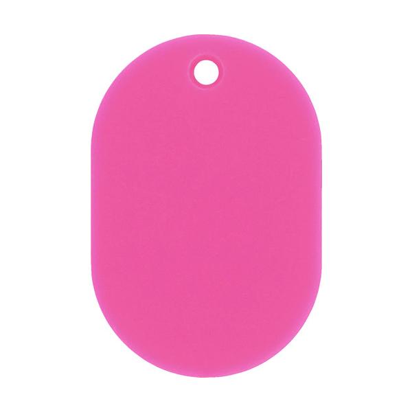 "●キーホルダーや番号札に最適です。<br>●色を組み合わせてご使用ください。<br><br>●分類・整理等における表示用名札として。<br><br>●色：ピンク<br&gt...