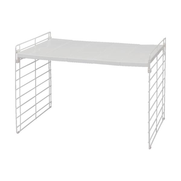 ●ネジを使わず誰でも簡単・すぐに組み立てられます。<br>●置くものに合わせて高さ・幅を変えることができます。<br>●排水管を避けて設置できるので便利です。<br><br>●耐荷重(kg)：...