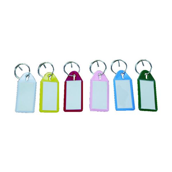 "●鍵や小物の管理に便利です。<br>●リングの先端が内側に曲がっており、つけ外しに便利です。<br>●文字が書けるシート付です。<br><br>●鍵や小物の管理に。<br>&lt...