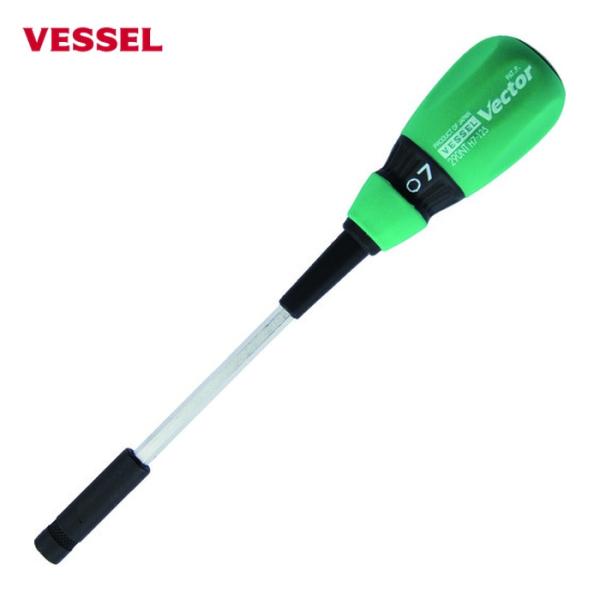 他サイト： ベッセル ベクトルナットドライバーB290NT対辺7X125  (1本) 品番：B-290NT-H7の商品画像