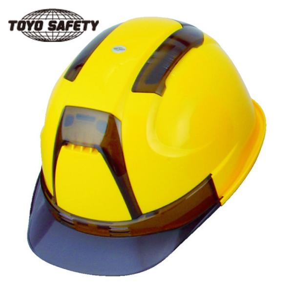 他サイト： トーヨーセフティ TOYO 安全ヘルメット ヴェンティー うす黄 (1個) 品番：NO.390F-OTSS-LYの商品画像