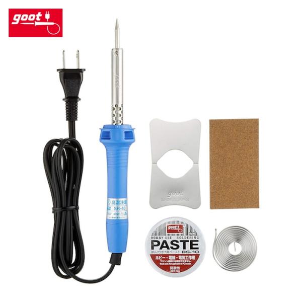 他サイト： 太洋電機産業 goot グット 家庭用はんだこてセット40W (1S) 品番：SR-40の商品画像