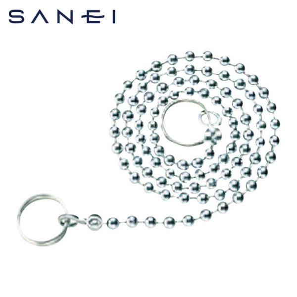 他サイト： SANEI 三栄水栓 PU20-48-5-100 バス用ゴム栓クサリ 長さ1000mm (1個)の商品画像