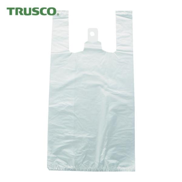 トラスコ TRUSCO レジ袋 20/35号 430X340(215)mm 半透明 100枚入 (1袋) TRB20-35-TM