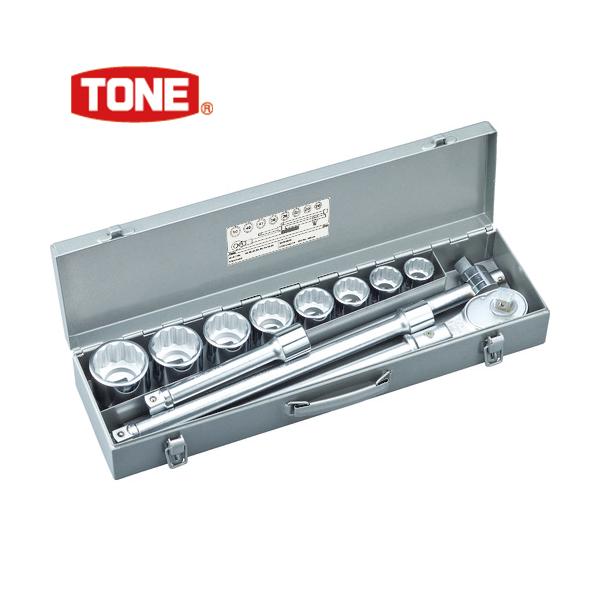 TONE トネ ソケットレンチセット 差込角19.0mm 12点セット 12角 (1S