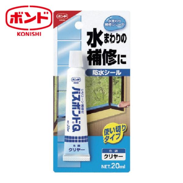 コニシ 建築・内装用補修剤|特長:速硬化型で作業効率が向上します。 耐水性・耐熱性・耐寒性・耐候性に優れます。