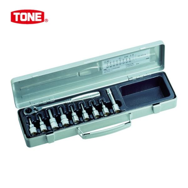 TONE ヘキサゴンソケットレンチセット　No.H3082 TONE（トネ） H3082 ヘキサゴンソケットレンチセット差込角9.5 (1S