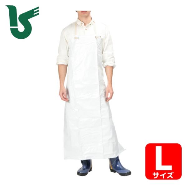 特長●ターポリン生地に抗菌防臭加工を施した丈夫な胸付前掛けです。●ビニールな ので、汚れても水洗いができお手入れがとても簡単です。●付属の綾ひもで首、胴回りをお 好みの長さに調節してお使いいただけます。用途●業務用に。