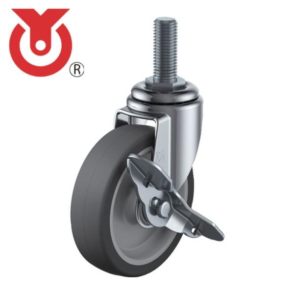 特長●高級感のあるクロムメッキ仕上げで装飾性に優れます。軽量で床面を汚しにくいエラストマー車輪を使用しています。用途●ラック、ワゴンなどに。