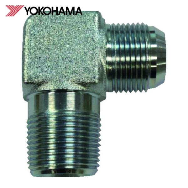 特長●R(PT)-G(PF)（オスシート）のオス90°エルボです。用途●油圧ホース及び油圧機器との接続用。