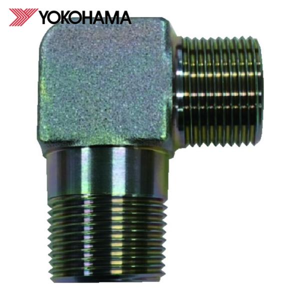 特長●R(PT)-G(PF)（メスシート）のオス90°エルボです。用途●油圧ホース及び油圧機器との接続用。