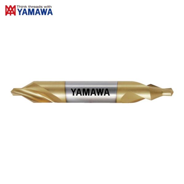 ヤマワ 弥満和 CESV-2 コーティング強ねじれ溝A形60° センタ穴ドリル CE-S V 2X60°X6 (1本)