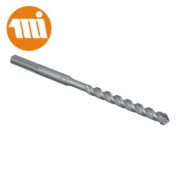 ミヤナガ コンクリートドリル(SDSmaxシャンク)|特長:穿孔による引っかかりや衝撃が少なく、安定した穿孔が可能です。 長時間の使用でも体への負担が少なく、疲れを軽減します。 真円に近い穴あけを実現しました。