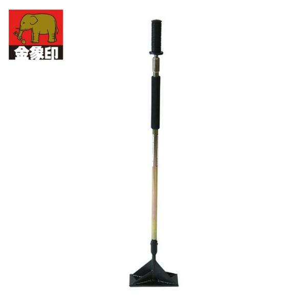 金象 タンパ|特長:固めたい箇所をスライド式の柄を上下させ衝撃を加える事で押し固めます。