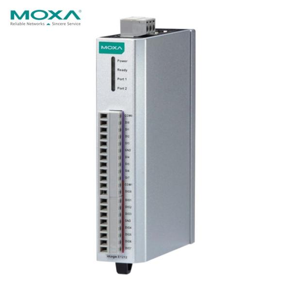 MOXA IOLOGIK E1210 DI×16 イーサネットリモートI/O (2ポートイーサネットスイッチ付) (1個)