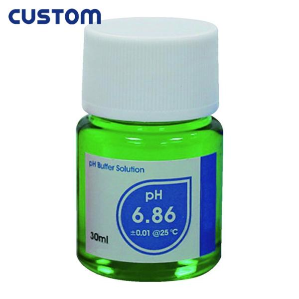 CUSTOM pHメーター用オプション|特長:校正用試薬pH9。 18(500ml)。