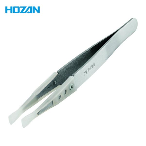他サイト： ホーザン HOZAN P-645-N 非粘着チップピンセット (1本)の商品画像