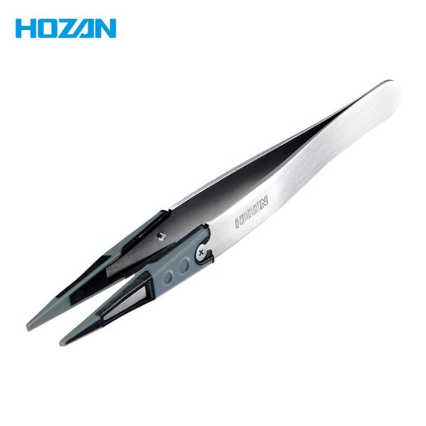 他サイト： ホーザン HOZAN P-640-J ESDソフトチップピンセット (1本)の商品画像