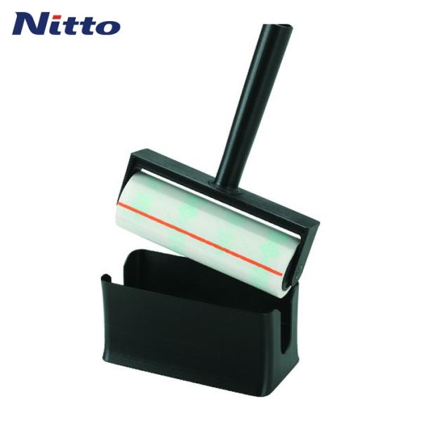 ニトムズ 粘着ローラークリーナー|特長:片手でサッと取り出せて、いつでも簡単に使えます。 インテリアになじむシンプルでコンパクトなデザインとカラーです。 テープにはめくり口がすぐわかるオレンジライン入です。