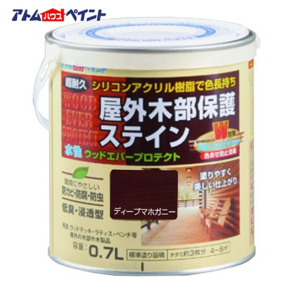 特長●シリコンアクリル樹脂にHALS（紫外線劣化防止剤）とUV吸収剤を配合した高性能木部保護塗料です。●水性でありながら色あせに強く、塗り継ぎムラがでにくい塗料です。●防カビ、防虫、防腐効果に優れ、木部を長期間保護します。●塗り替え時でも、...