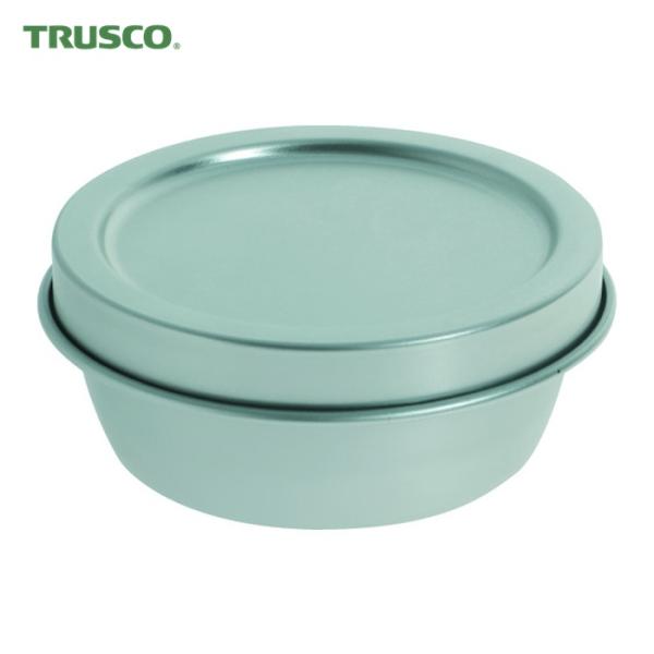 アルミ丸型容器 TRUSCO中山 トラスコ TRUSCO アルミ丸型容器 蓋付 123ΦX70 (1個) ARB