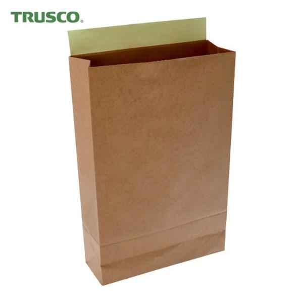 TRUSCO 宅配袋|特長:書類や小荷物などの発送に便利な封緘シール付きの丈夫な宅配袋です。 マチ付きのため、厚みのある本や雑誌などを入れるのにも便利です。