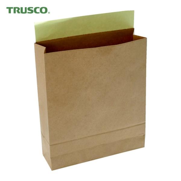 TRUSCO 宅配袋|特長:書類や小荷物などの発送に便利な封緘シール付きの丈夫な宅配袋です。 マチ付きのため、厚みのある本や雑誌などを入れるのにも便利です。