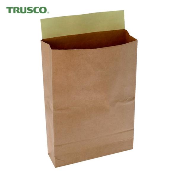 TRUSCO 宅配袋|特長:書類や小荷物などの発送に便利な封緘シール付きの丈夫な宅配袋です。 マチ付きのため、厚みのある本や雑誌などを入れるのにも便利です。