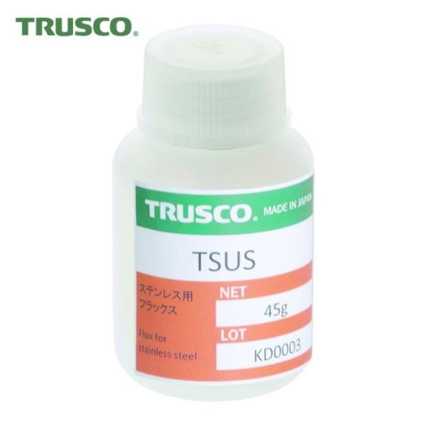 TRUSCO フラックス|特長:ステンレスへのはんだ付けに最適です。 使用後は、水で洗浄して下さい。 鉛フリー・鉛入りのはんだ付けに使用可能です。