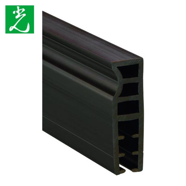 光 HIKARI 簡易内窓用フレーム&amp;レール フレーム ブラウン 39.6×11.8×2100mm (1本) PTF3931