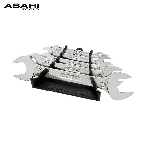 旭金属工業 ASH REVOWAVE 6本組両口スパナセット (1S) 品番