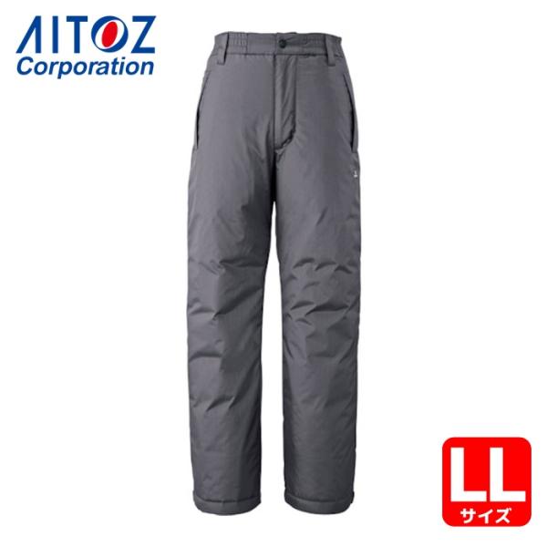 アイトス 制電防寒パンツ グレー (1着) 品番：AZ9367-004-LL : 工具