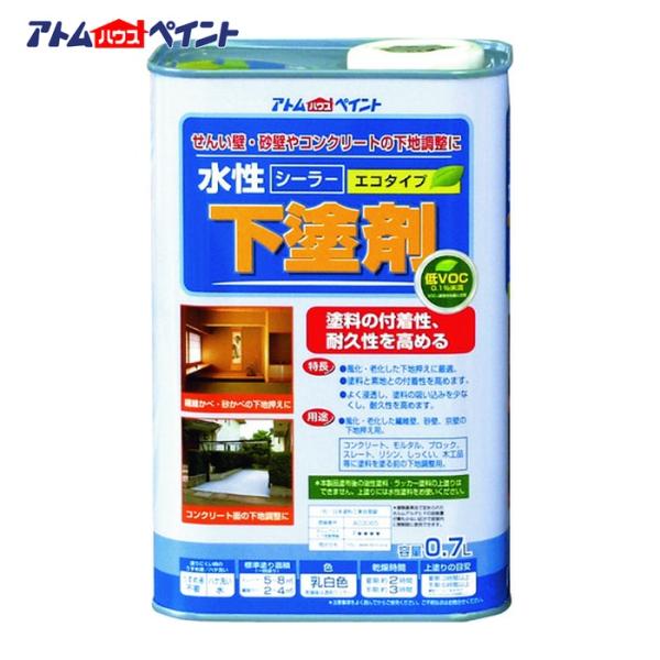 特長●塗料の付着性を高め、耐久性をアップさせます。●風化した面の素地押さえや、塗料の吸い込み止めに最適です。用途●コンクリート、モルタル、ブロック、スレート、リシン、しっくい、繊維かべ、京壁、砂壁、和室かべ等の塗料が吸い込んでしまう素材に。