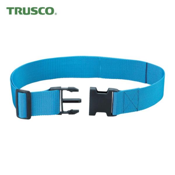他サイト： トラスコ TRUSCO 作業服用ベルト ワンタッチパックルワーキングベルト 50mm幅 ブルー (1本) 品番：TC-50の商品画像