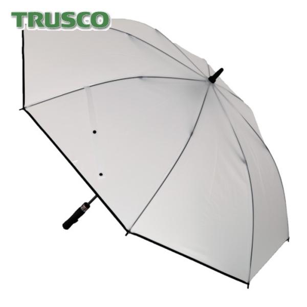 トラスコ TRUSCO ジャンボビニール傘(半透明) 親骨サイズ78cm ストレートグリップタイプ (1本) TVBC-80