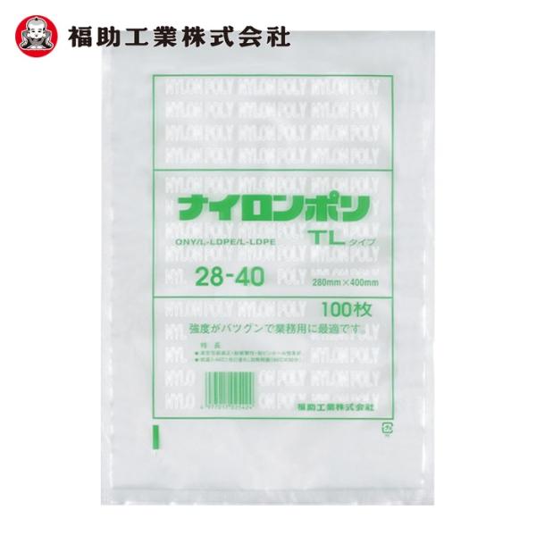 福助工業 ナイロンポリ TLタイプ 28-40 (1袋) 702943 : 工具ランド